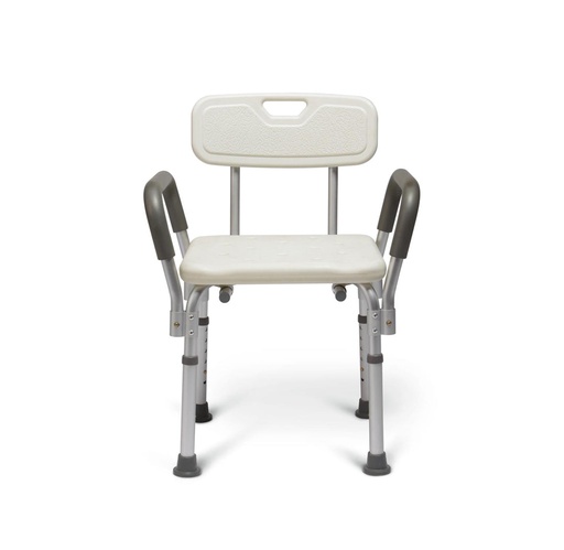 [89745] Medline Knockdown Bath Bench with Arms and Back