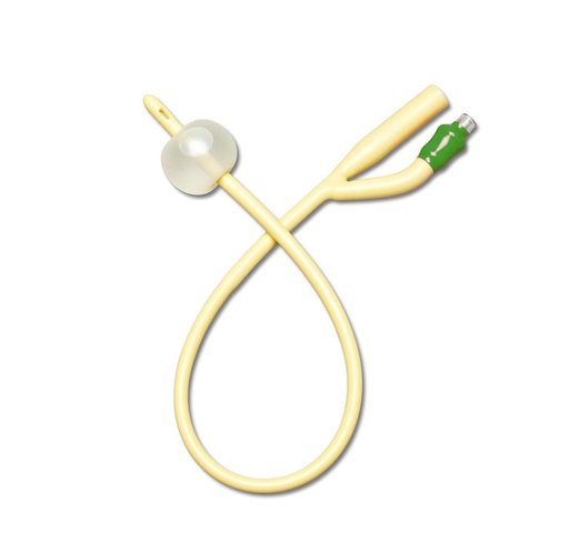 [MFC1430] Medline Foley Catheter, Silicone Elastomer Coated Latex, 14 Fr, 30 mL, 2-Way