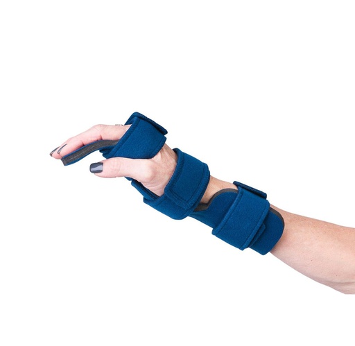 [HC-101-CP-AS-DB] Comfy Splints Cock-Up Hand Splint, Adult Small 