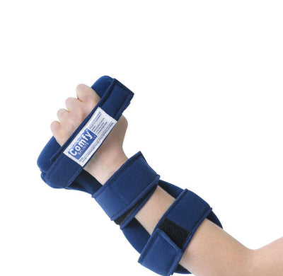[CGRIP-101-M-LEFT] Comfy Splints Grip Hand Orthosis, Dark Blue, Adult Medium, Left