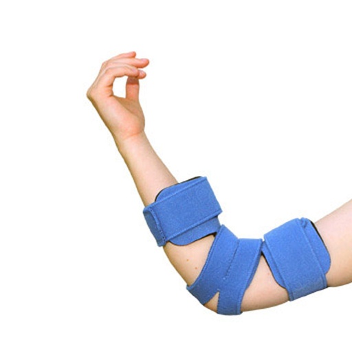 [E-101-CP-ADULT-DB] Comfy Splints Elbow Splint, Neoprene, Dark Blue, Adult