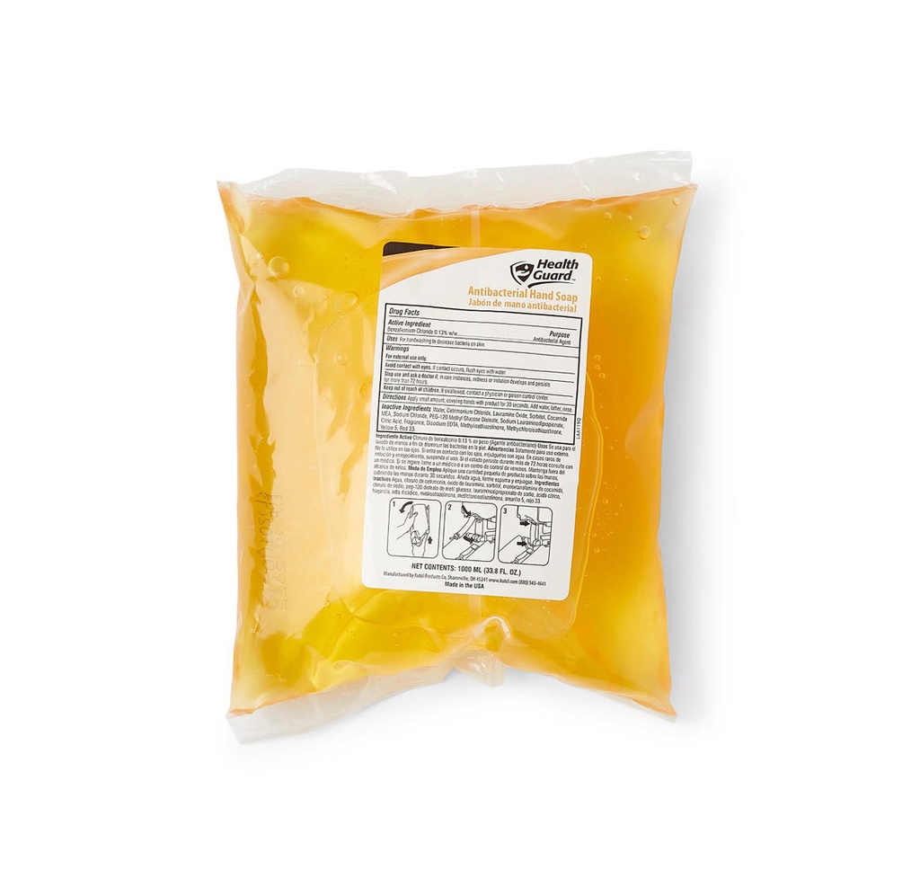 HealthGuard Antibacterial Liquid Soap 1,000 mL Refill