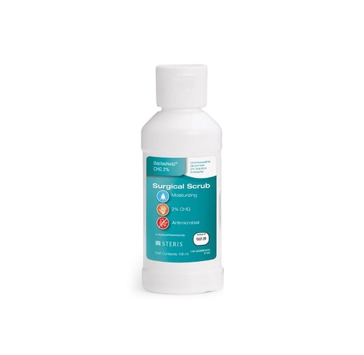 [132239] Bactoshield Surgical Scrub Solution Bottle, 2% Strength CHG, 4oz