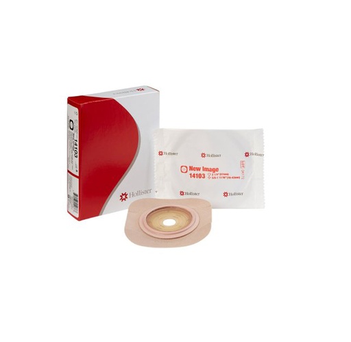 [14103] Hollister New Image FormaFlex Skin Barrier, Flat, 2-Piece, Shape-to-Fit, 2.25" Flange