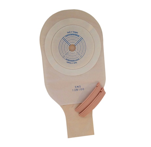[SNS12B100] Safe N Simple One Piece Drainable Pouch