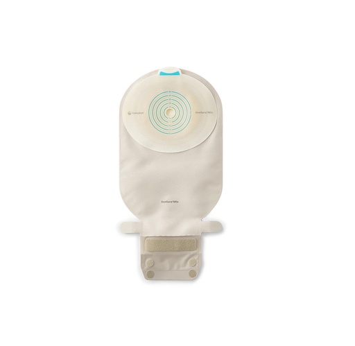 [10481] SenSura Mio 1-Piece Drainable Pouch, Cut to Fit, Transparent, 3/8" - 2-1/8”