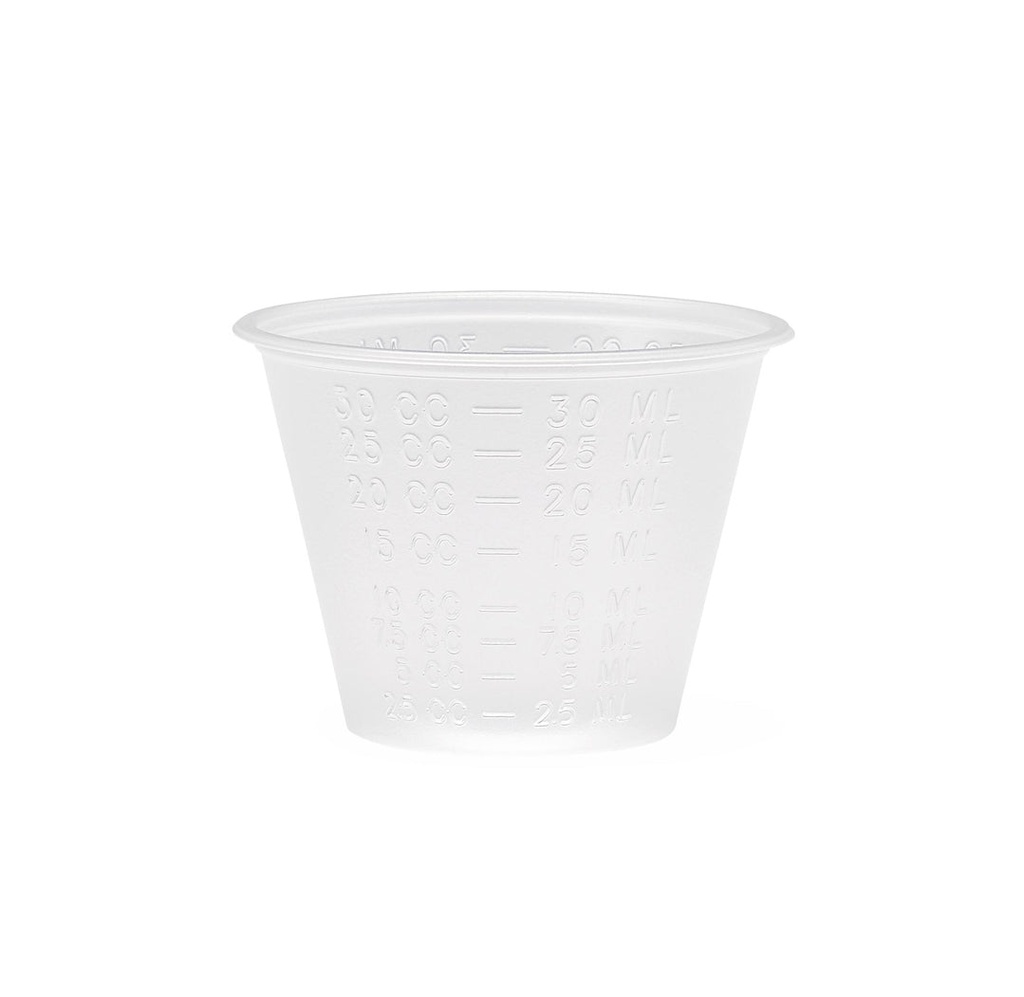 Medline Graduated 30mL Plastic Medicine Cup