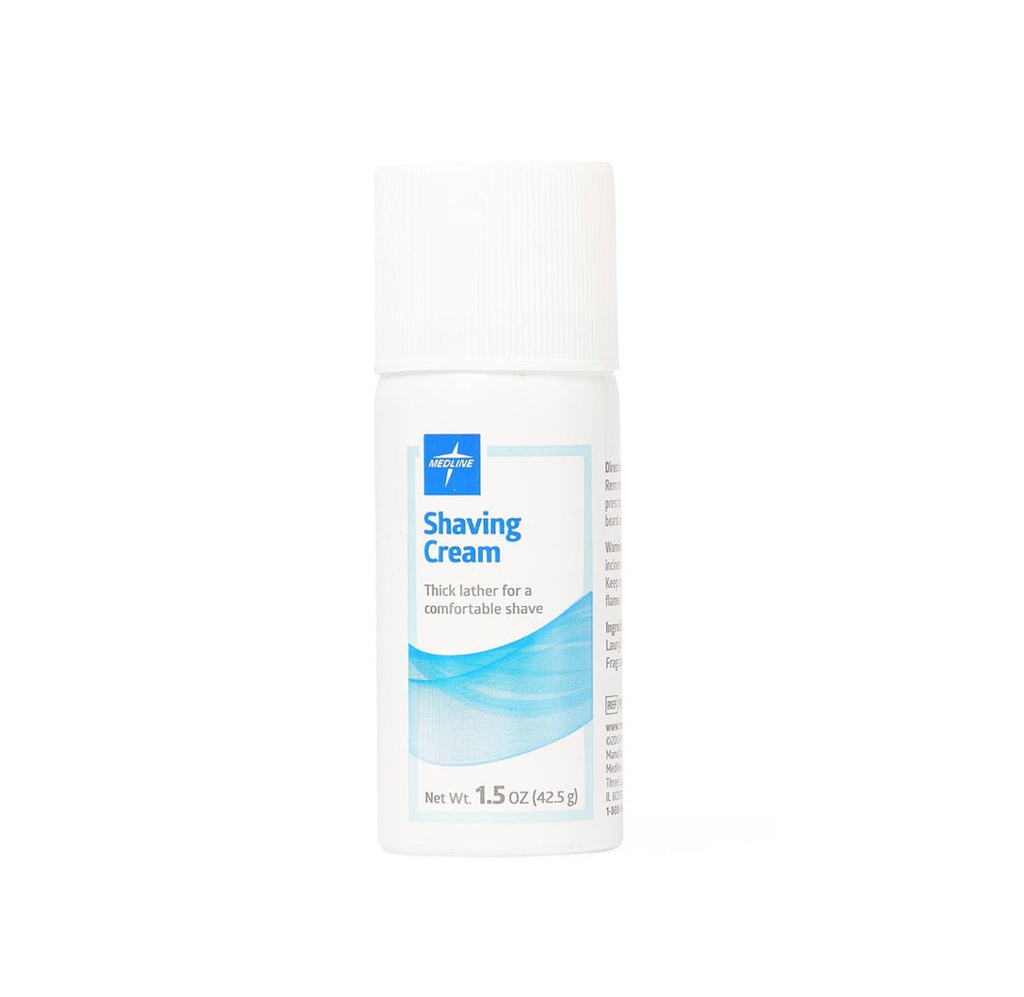 Medline MedSpa Shaving Cream, 1.5oz (Ea)