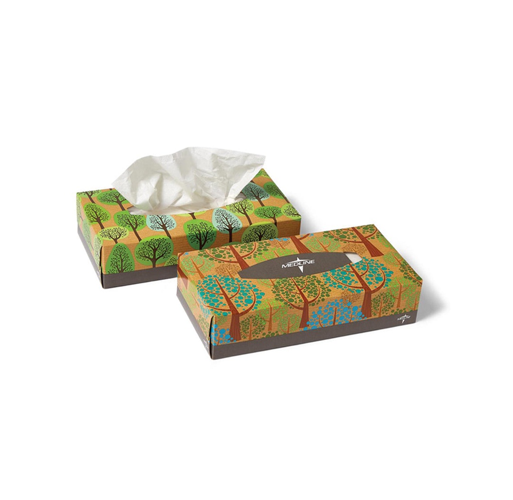 Medline Standard Flat Paper Facial Tissue