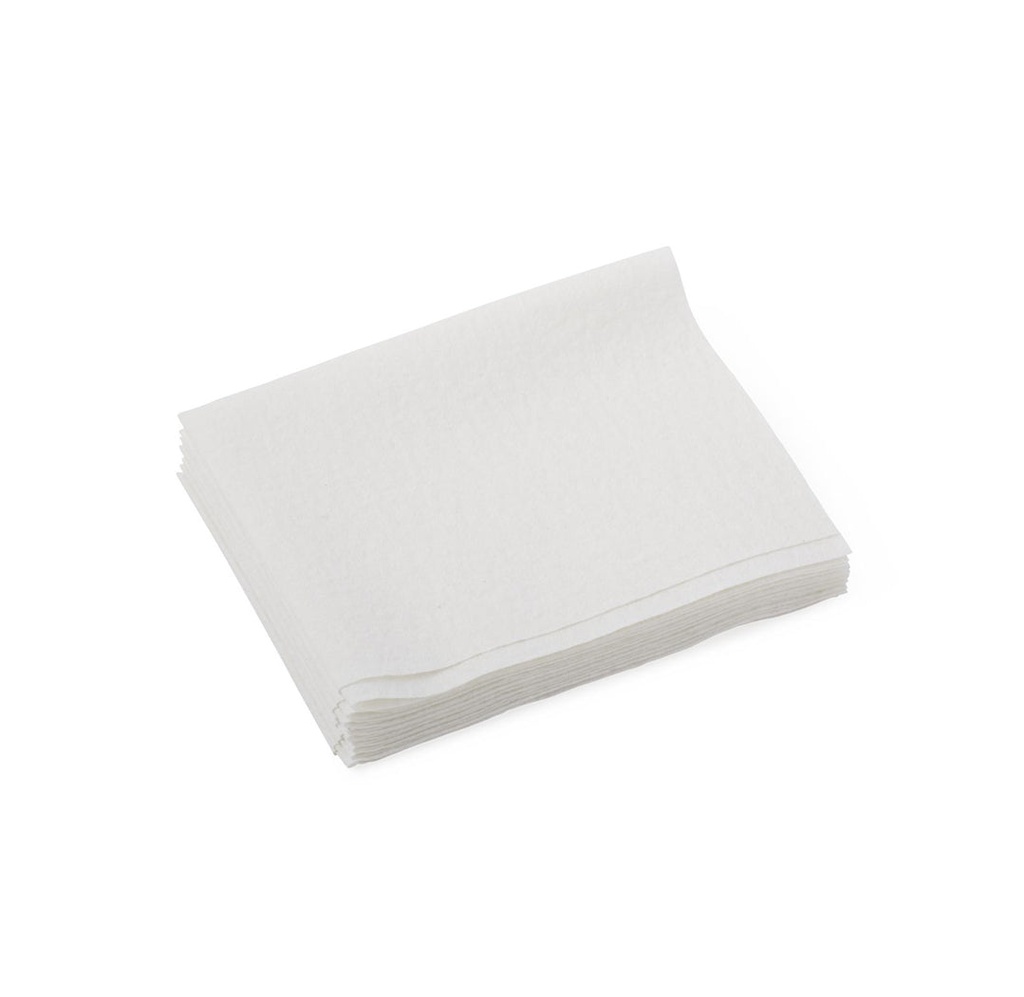 Medline White Deluxe Dry Disposable Washcloth, 10"x13"