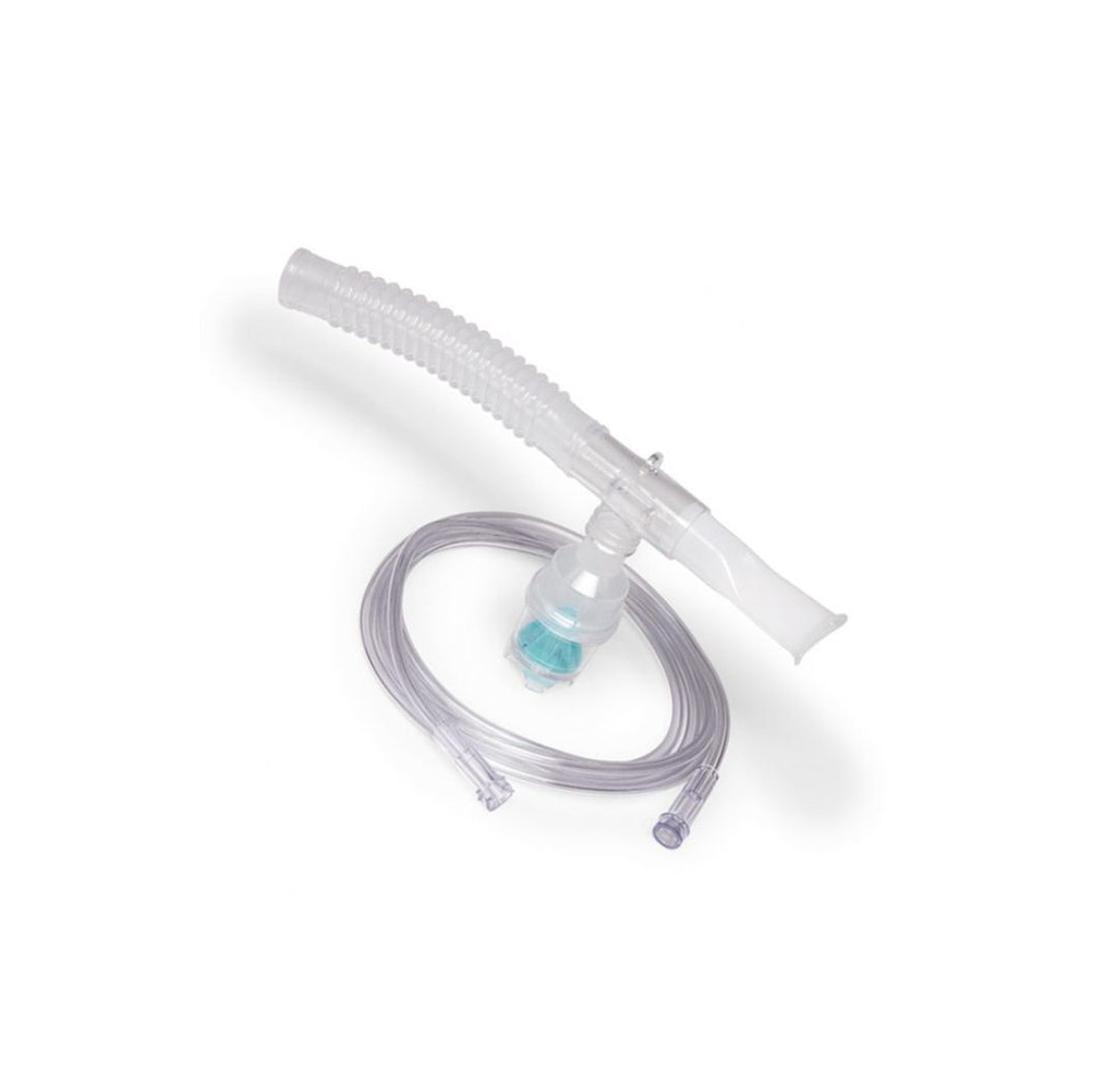 Salter Labs Handheld Nebulizer Kit with Anti-Drool T Mouthpiece, 7'