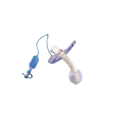 [513070] Smiths Medical Portex DIC Tracheostomy Tube, Cuffed, Fenestrated, Size 7.0mm, Green
