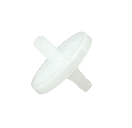 [BF516TS] Sunset Healthcare Hydrophobic Inline Filter for Suction 1/4  to 3/8  Stepped Barbed  Outlet 3/8  Threaded
