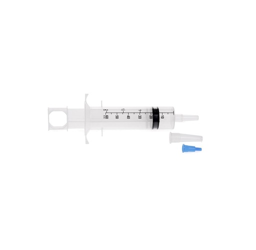 [60DYND70642] Medline Flat Top 60CC Feeding Syringe w/ Ring