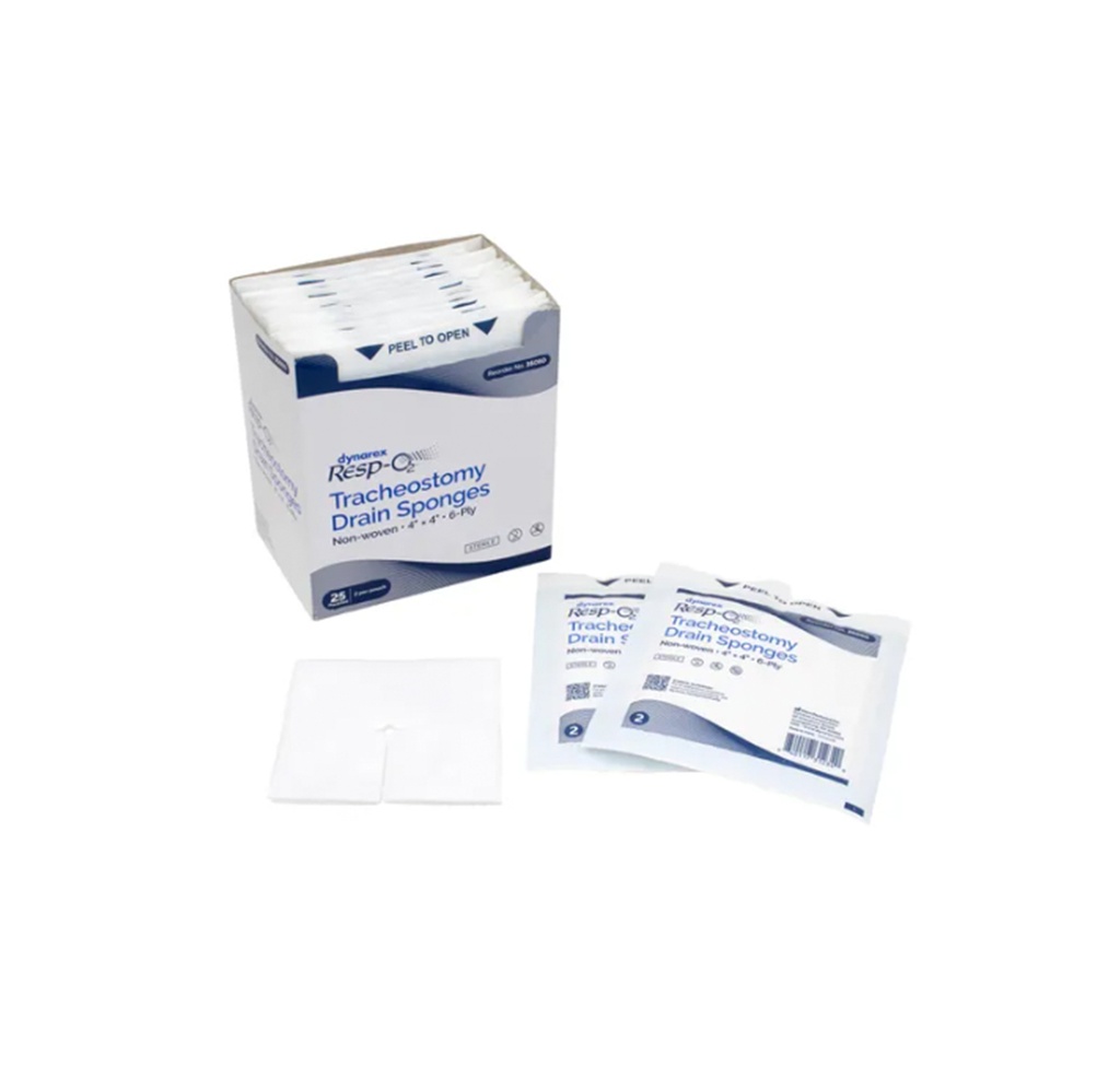 Dynarex Tracheostomy Drain Sponges