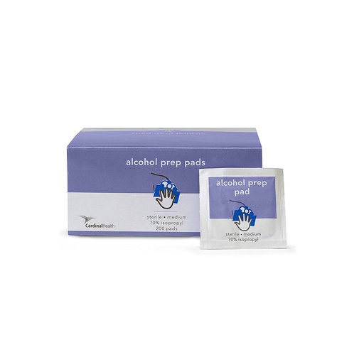 [31-55MWAPM] Cardinal Health Alcohol Prep Pad, 2-Ply Medium