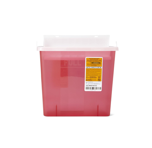 [51-705153] Medline Sharps Container, 5Qt