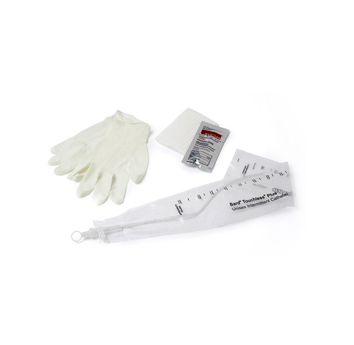 [4A7114] Bard Touchless Plus Intermittent Catheter Tray, Coude Tip, 14Fr