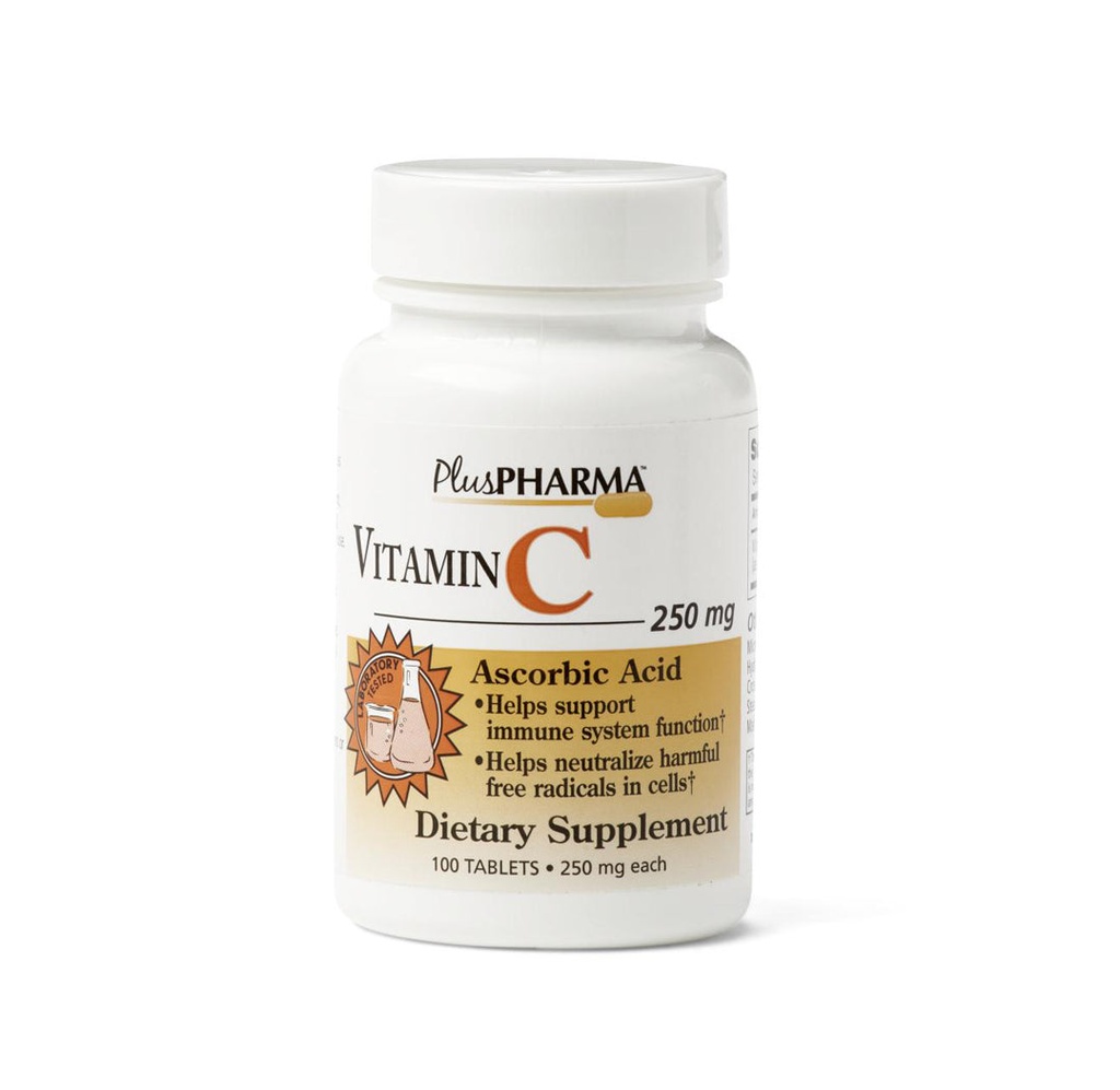 Plus Pharma Vitamin C Tablet, 250 mg
