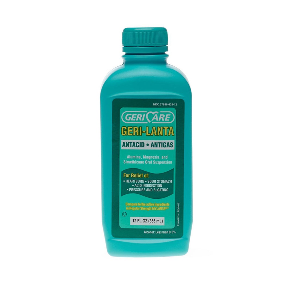 Geri Care Geri Lanta Antacid/Antigas Liquid, 12oz
