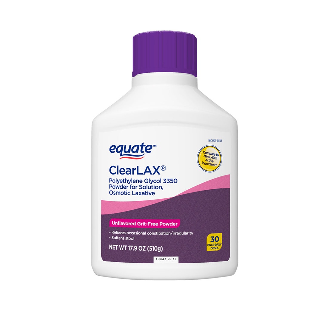 Clear Lax Polyethylene Glycol Powder, 17.9oz