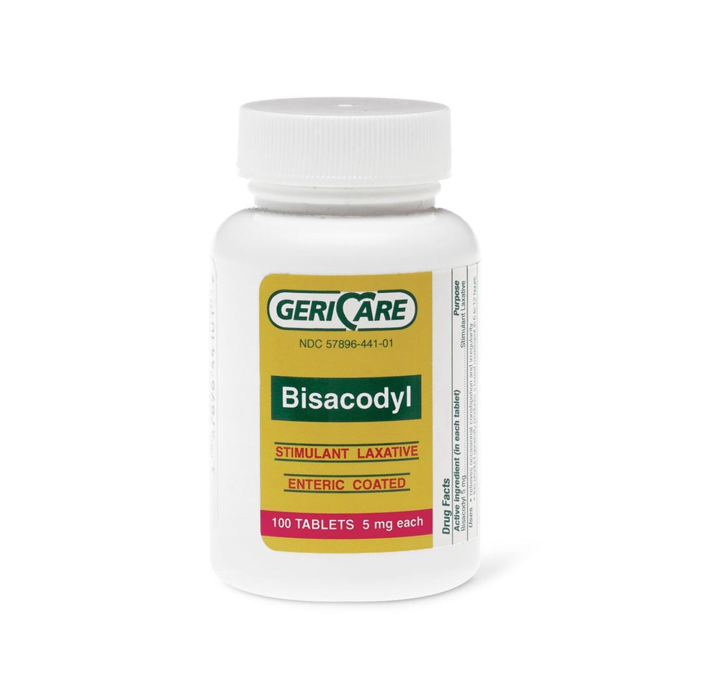 Geri Care Bisacodyl Tablets, 5 mg