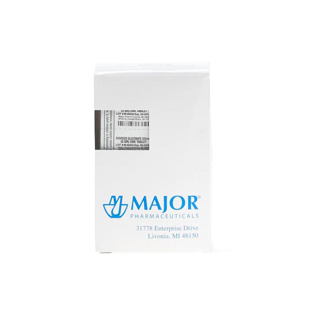 Ferrous Gluconate Tablet, 324 mg