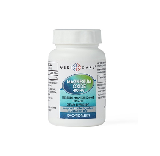 [OTC044] Geri Care Magnesium Oxide Tablet, 400mg