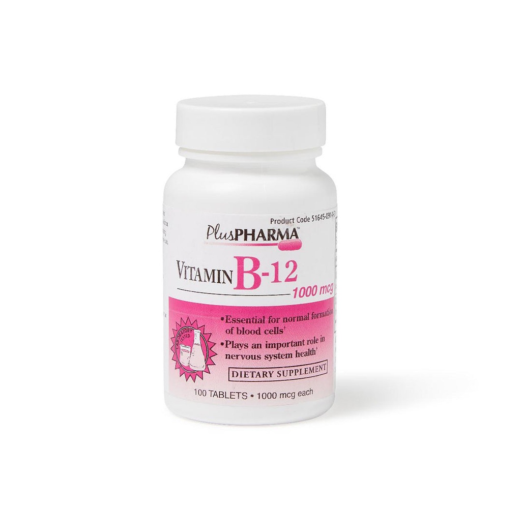 Vitamin B-12 Tablet, 500 mcg