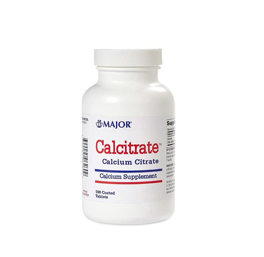 Calcium Citrate Tablets, 200 mg