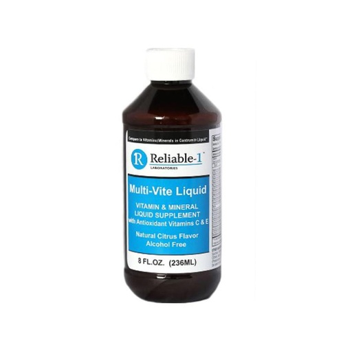 [OTC074] Multi-Vite Vitamin and Mineral Liquid Supplement, Alcohol-Free, 8oz