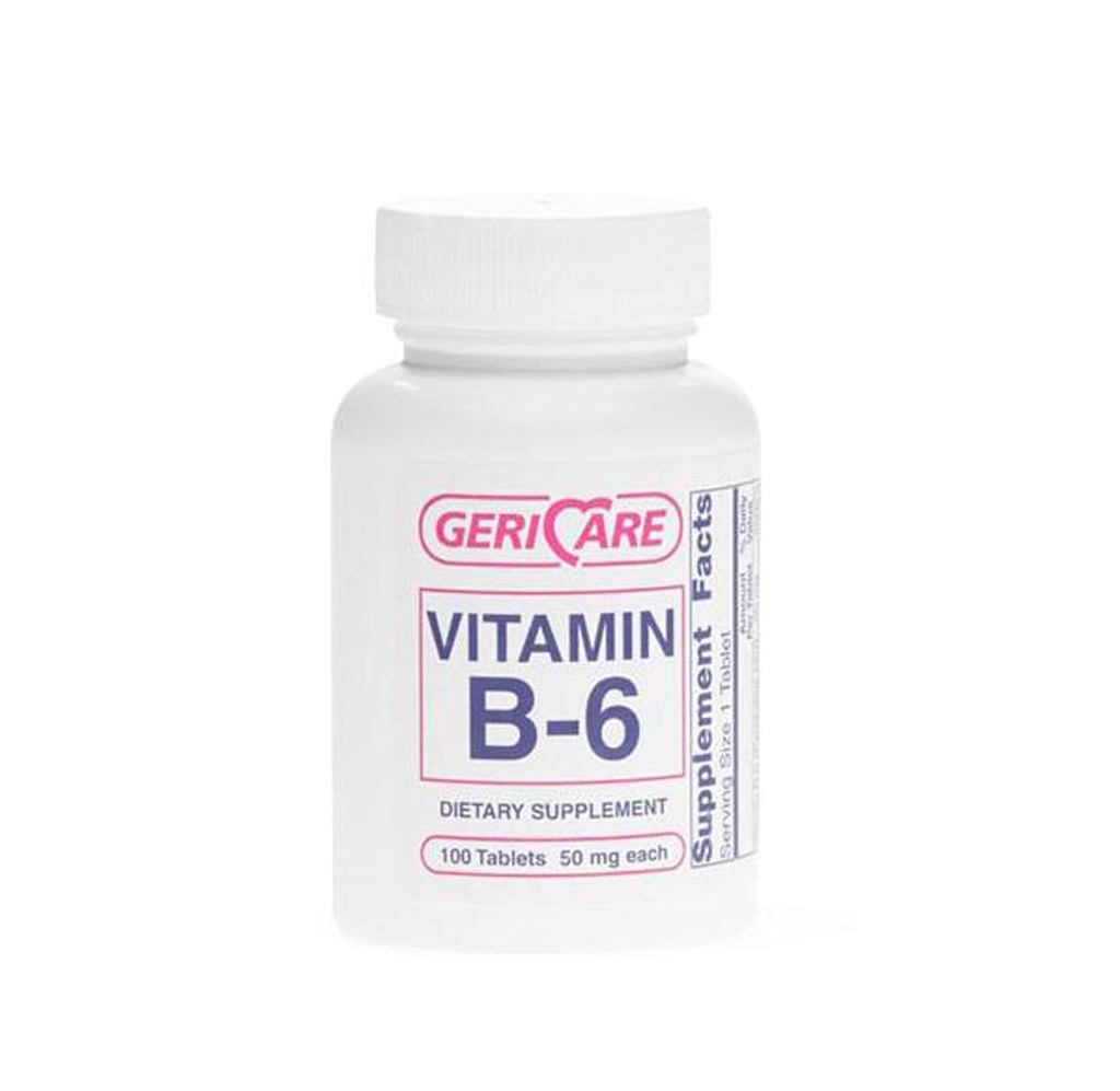 Vitamin B-6 Tablet, 50 mg