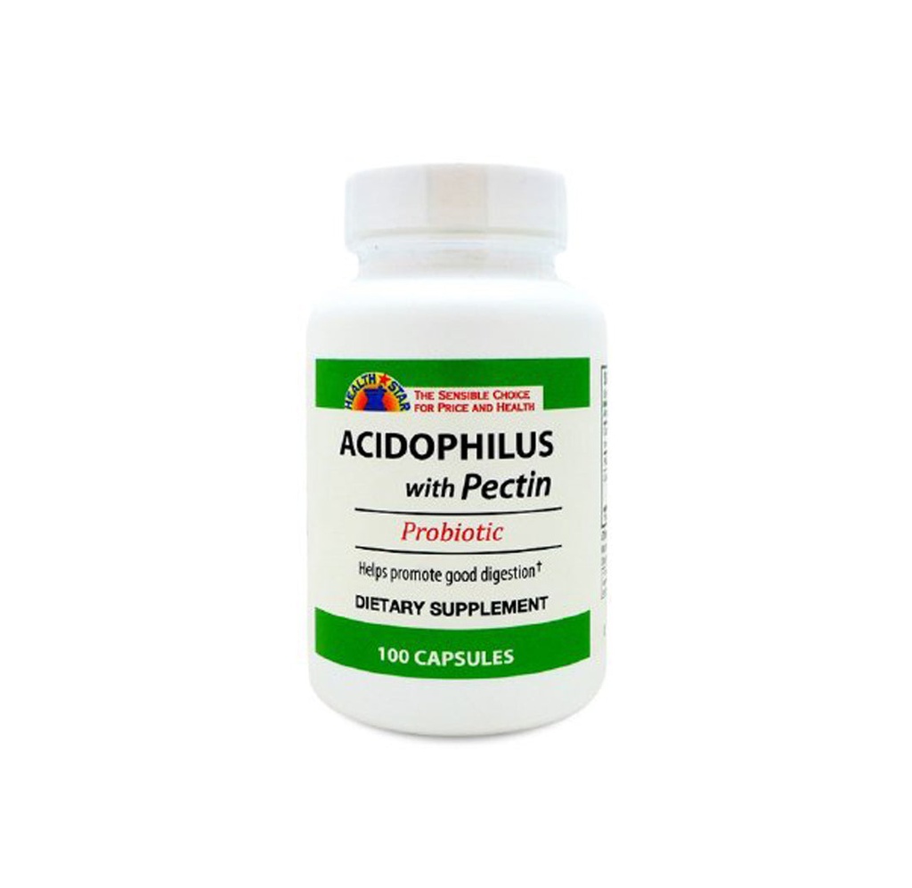 Probiotic Dietary Supplement Acidophilus Pectin 100mg
