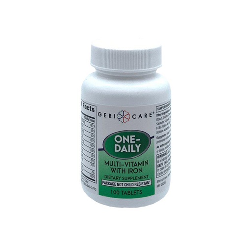 [OTC090] Geri Care Multivitamin and Iron Tablet