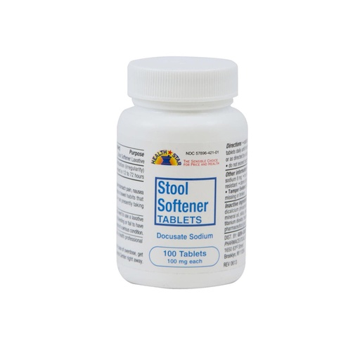 [OTC101] Docusate Sodium Stool Softener, 100 mg