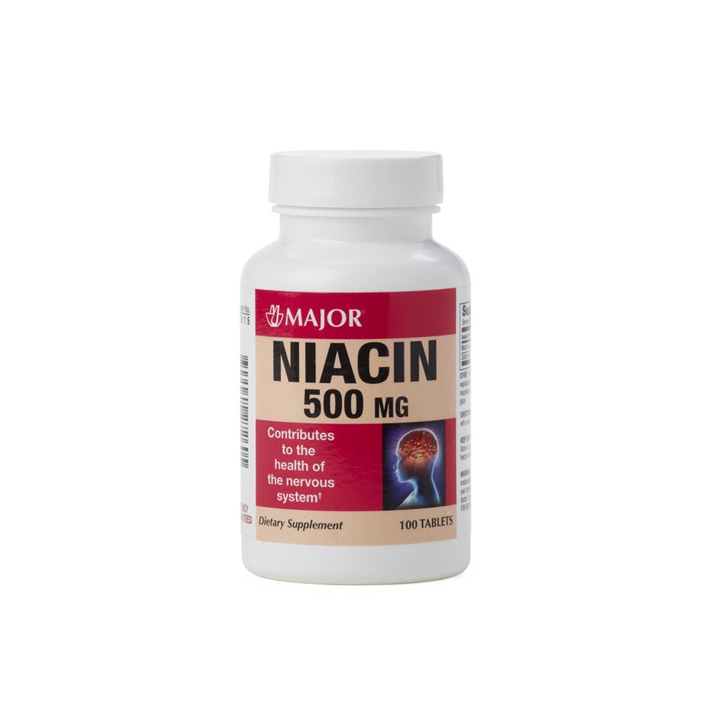 Niacin Dietary Supplement, 500 mg Tablets 