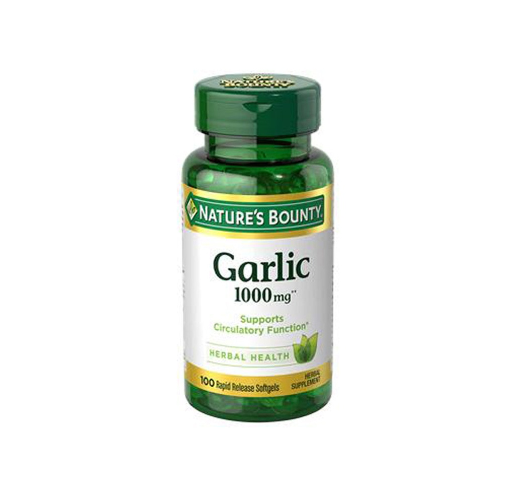 Garlic Oil Softgel, 1,000 mg