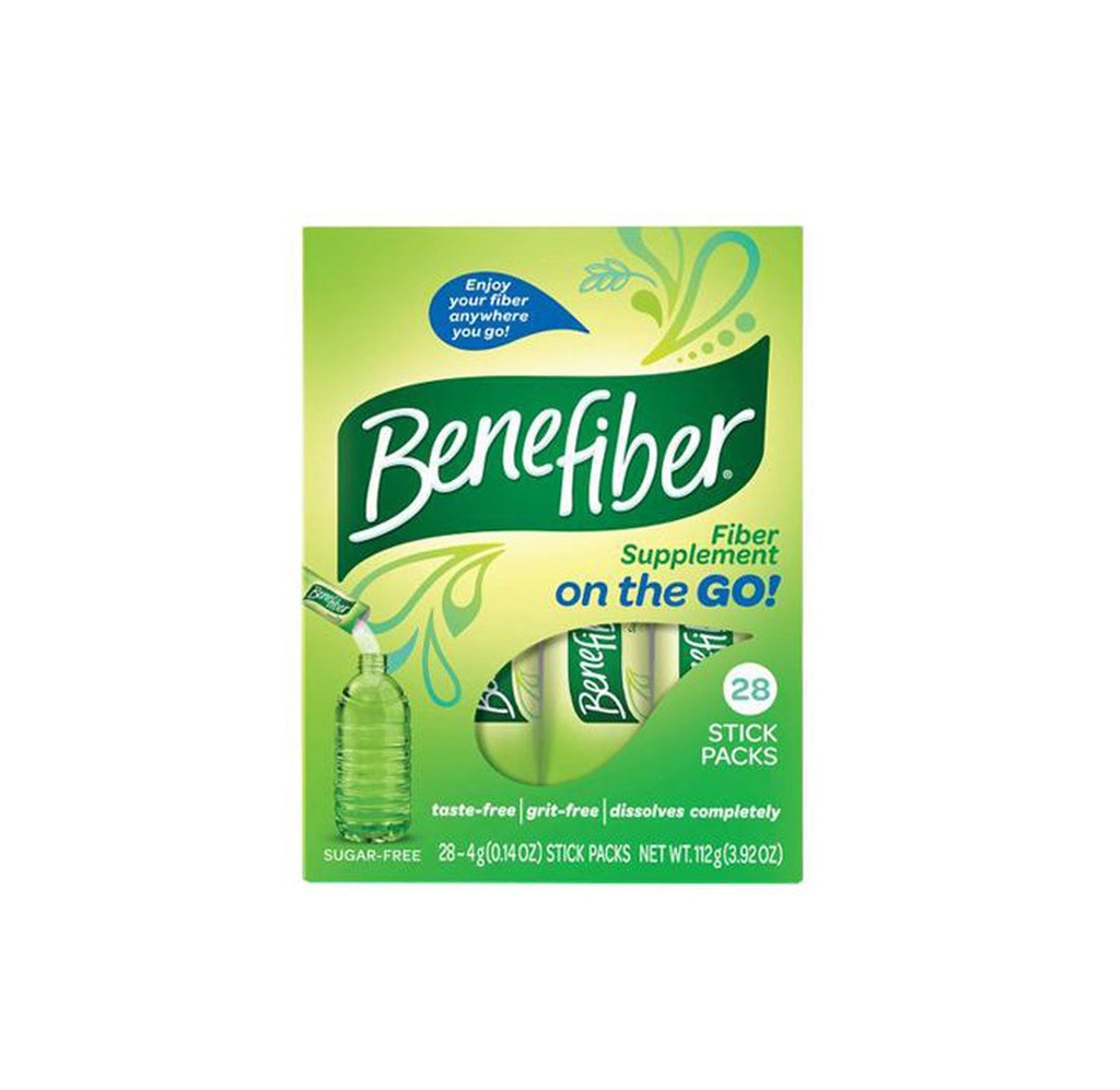 Benefiber Sugar-Free Fiber Supplement Sticks 