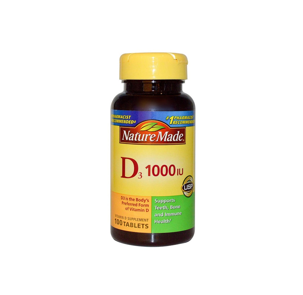 NatureMade Vitamin D3 Softgels, 1,000 IU