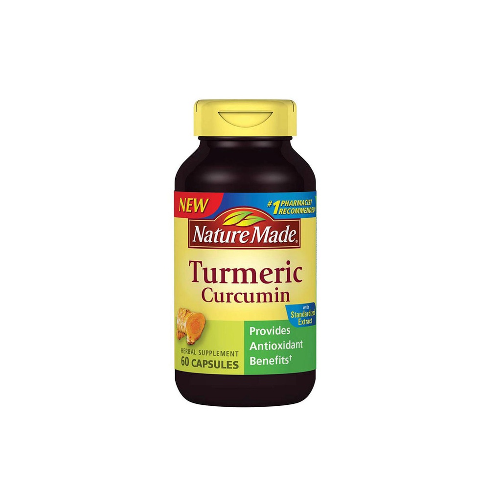 Nature Made Turmeric Capsules, 500 mg