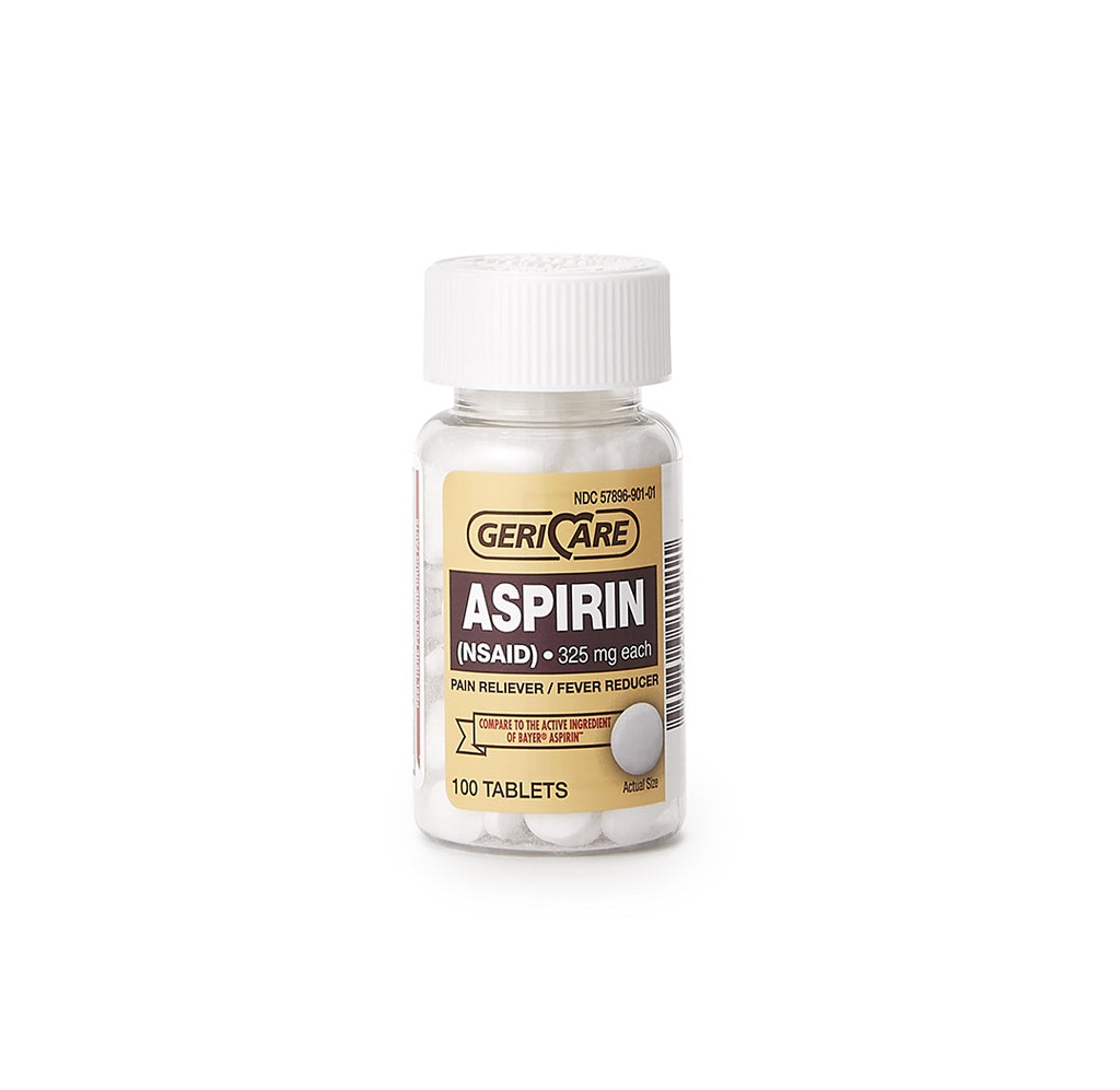 Geri Care Aspirin Tablets, 325mg
