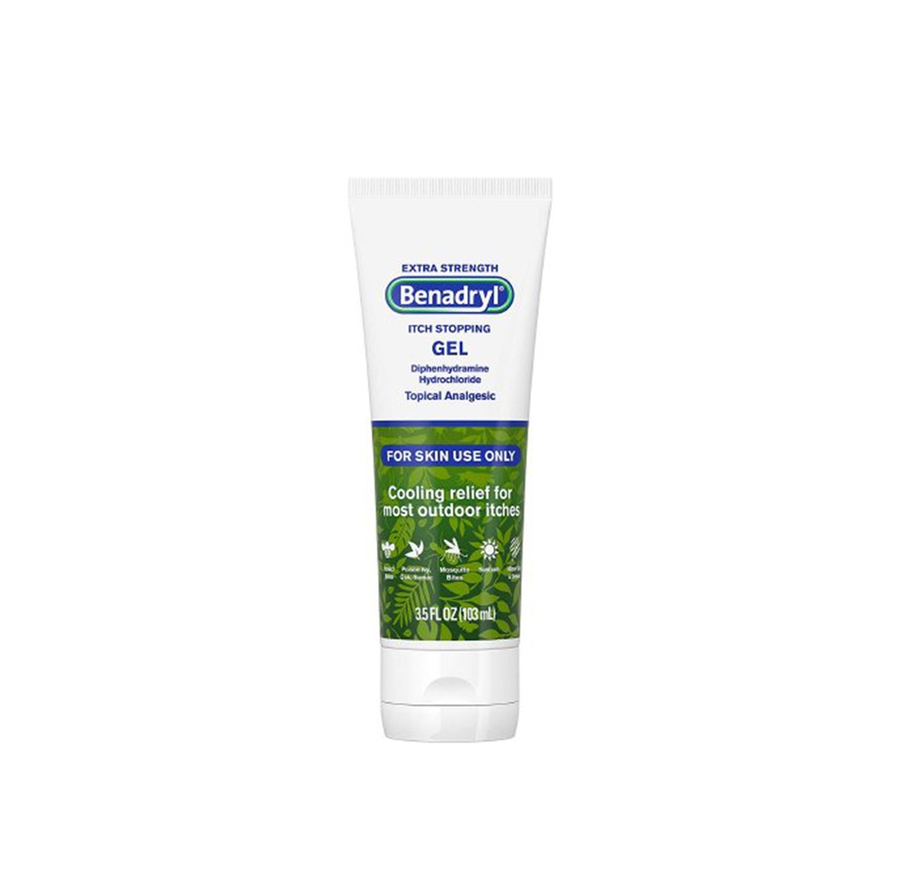 Benadryl Itch Relief  2% Strength Gel 3.5 oz. Tube
