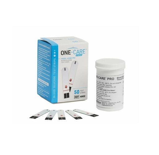 [4002] One-Care Pro Glucose Strips for Professional Use