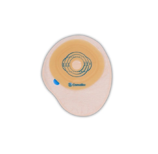 [416700] Convatec Esteem + One-Piece 2-2/5" to 2-3/4" Cut To Fit Closed-End Pouch, Charcoal Filter, 12" L, Transparent