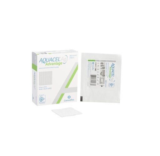 [422297] ConvaTec Aquacel Ag Advantage Dressing, 2"x2"