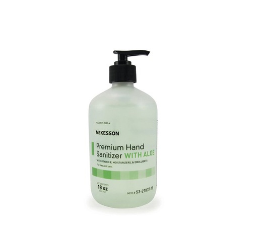 [53-27037-18] McKesson Aloe Gel Hand Sanitizer, 18oz