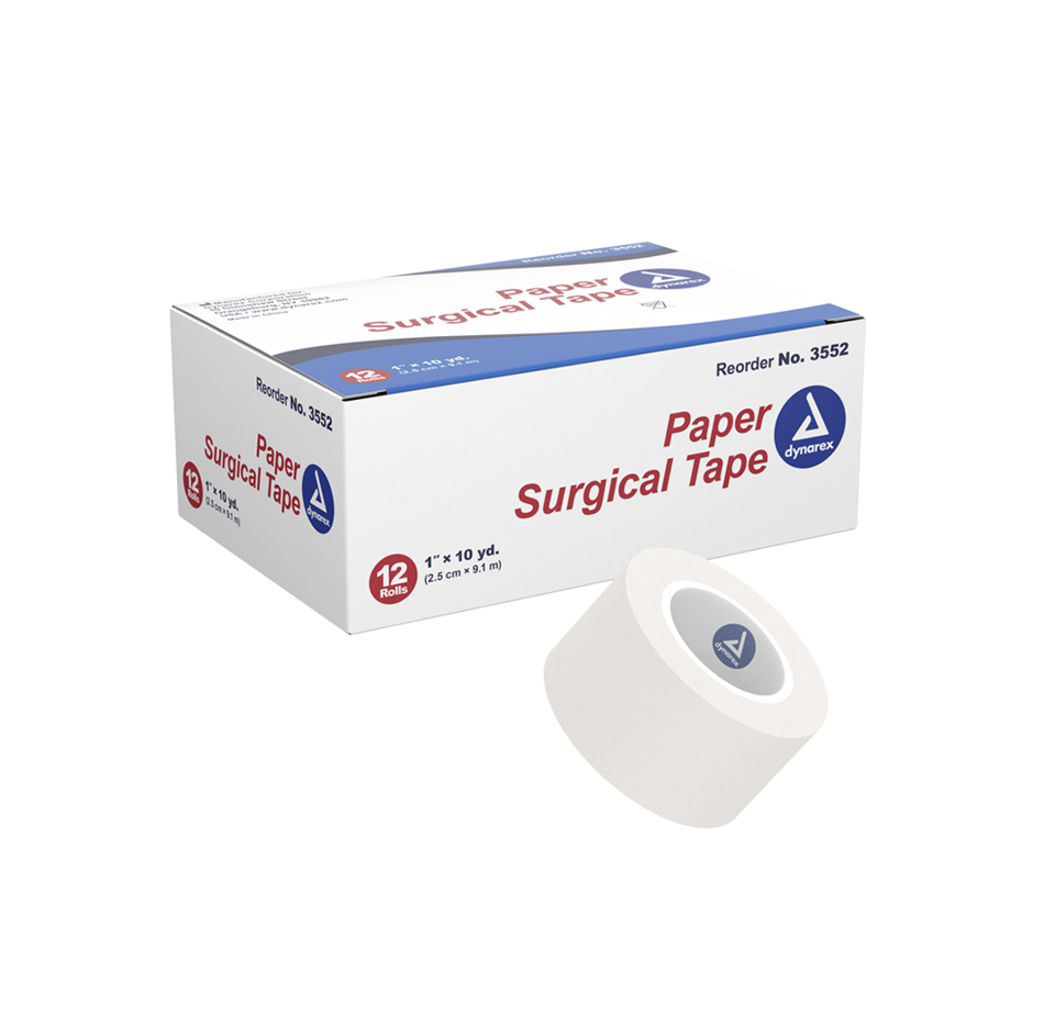 Dynarex Paper Surgical Tape, 1”