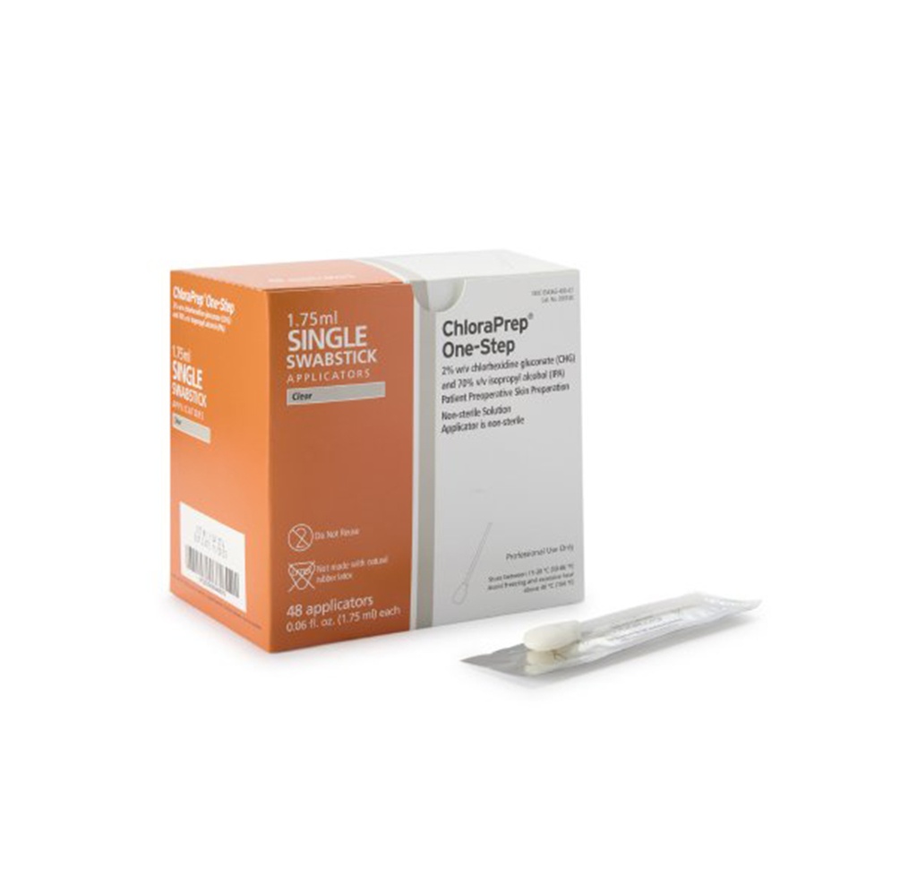 ChloraPrep One-Step 2% / 70% Strength CHG Impregnated Swabstick