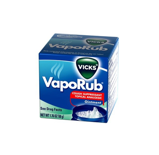 [OTC168] Vicks VapoRub 4.8%, 1.2%-2.6% Strength Ointment 1.76oz