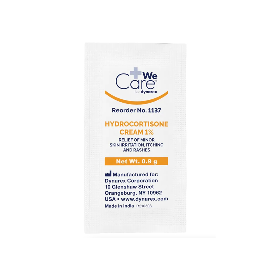 Dynarex Hydrocortisone Cream 0.9g Packet
